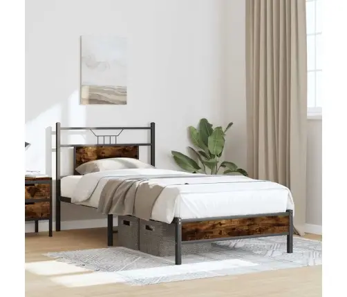 Lovos Rėmas Be Čiužinio, Dūminis, 90X190cm Apdirbta Mediena