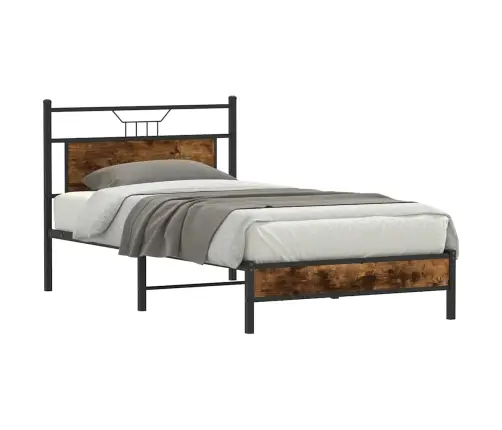 Gulta Bez Matrača, Ozolkoka, 100X190 Cm, Inženierijas Koks Vidaxl