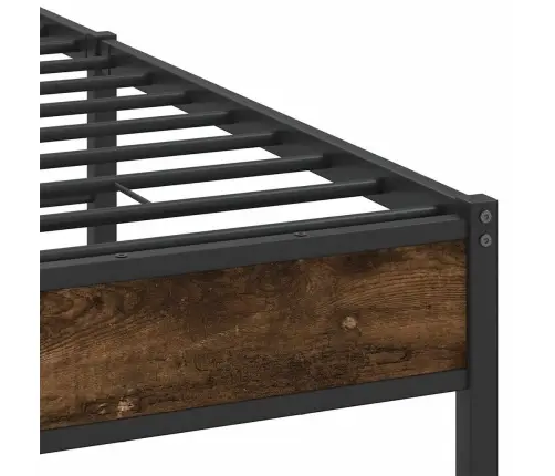 Lovos Rėmas Be Čiužinio, Dūminis, 137X190cm Apdirbta Mediena