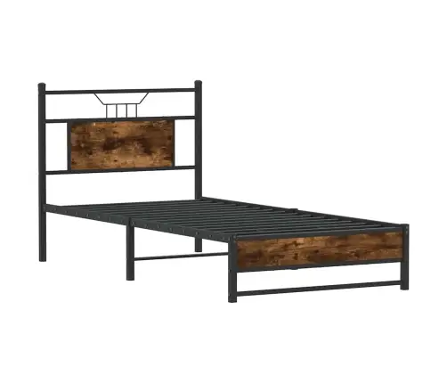 Lovos Rėmas Be Čiužinio, Dūminis, 90X200cm Apdirbta Mediena