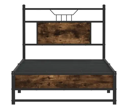 Lovos Rėmas Be Čiužinio, Dūminis, 90X200cm Apdirbta Mediena