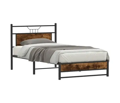 Gulta Bez Matrača, Ozolkoka, 100X190 Cm, Inženierijas Koks Vidaxl