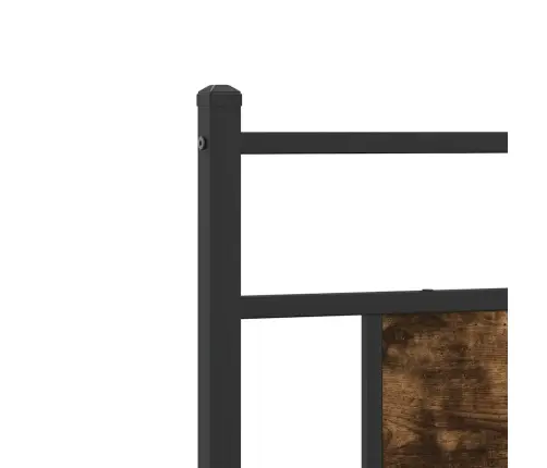 Voodiraam Ilma Madratsita Suitsutatud Tamm 107X203 Cm Tehispuit