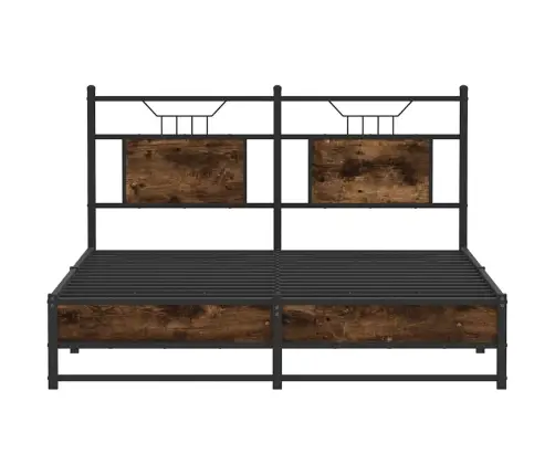 Gulta Bez Matrača, Ozolkoka, 137X190 Cm, Inženierijas Koks Vidaxl