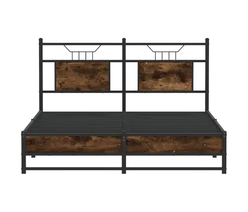 Gulta Bez Matrača, Ozolkoka, 140X190 Cm, Inženierijas Koks Vidaxl