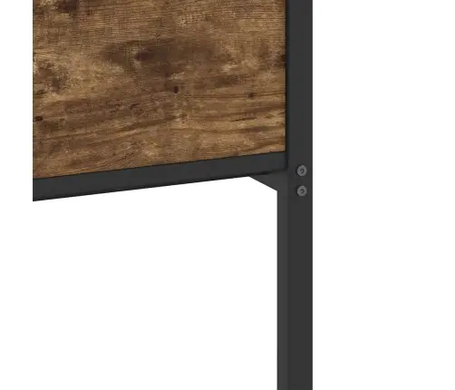 Peatsiga Voodiraam, Ilma Madratsita, Suitsutatud Tamm 80X200 Cm