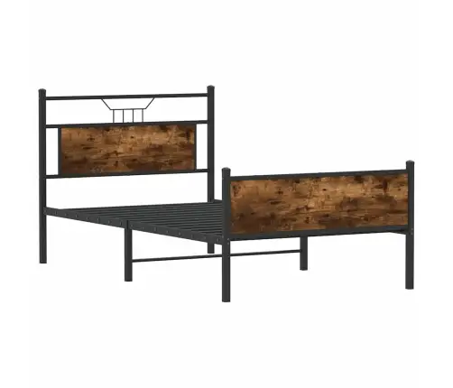 Lovos Rėmas Be Čiužinio, Dūminis, 100X190cm Apdirbta Mediena