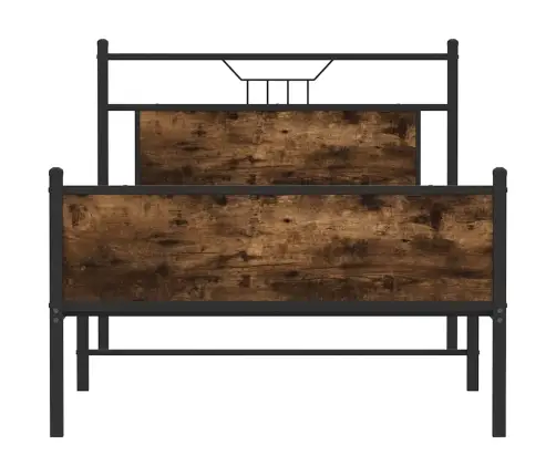 Lovos Rėmas Be Čiužinio, Dūminis, 100X190cm Apdirbta Mediena