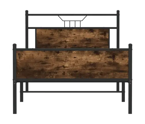 Gultas Rāmis Bez Matrača, Ozola, 107X203 Cm, Inženierijas Koks Vidaxl