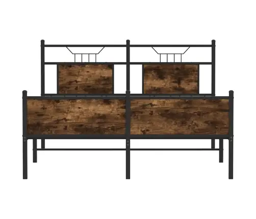 Lovos Rėmas Be Čiužinio, Dūminio Ąžuolo, 140X200cm Mediena