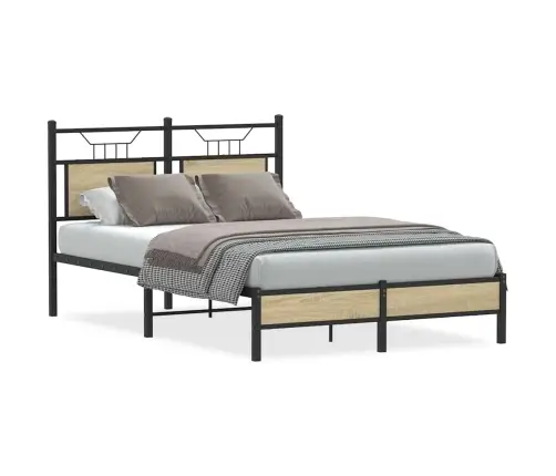 Lovos Rėmas Be Čiužinio, Sonoma, 120X200cm Apdirbta Mediena