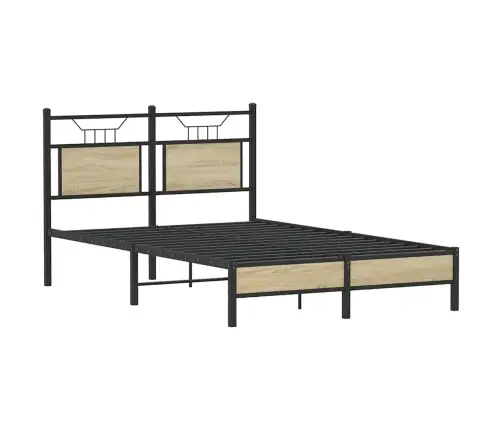 Lovos Rėmas Be Čiužinio, Sonoma, 120X200cm Apdirbta Mediena