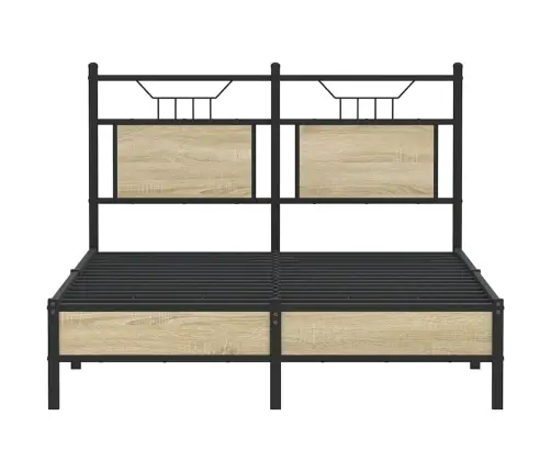 Lovos Rėmas Be Čiužinio, Sonoma, 120X200cm Apdirbta Mediena