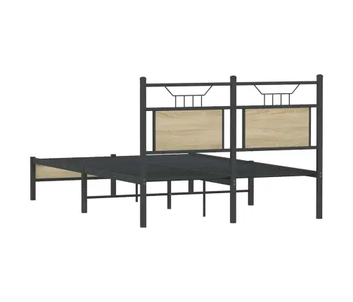 Lovos Rėmas Be Čiužinio, Sonoma, 120X200cm Apdirbta Mediena