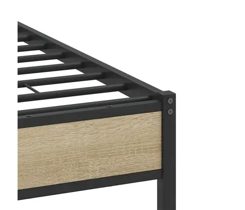 Lovos Rėmas Be Čiužinio, Sonoma, 120X200cm Apdirbta Mediena