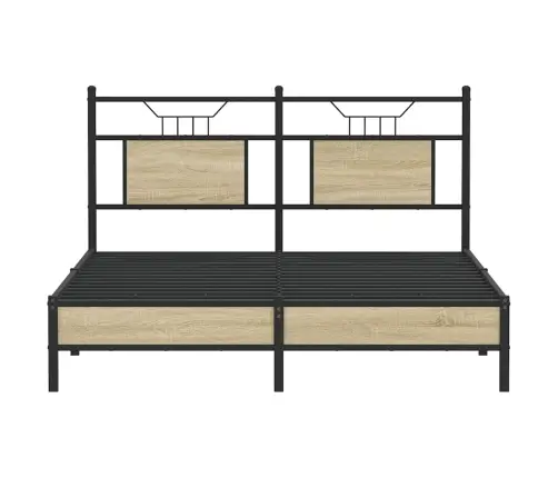 Gulta Bez Matrača, Ozolkoka, 140X190 Cm, Inženierijas Koks Vidaxl