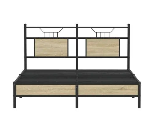 Gulta Bez Matrača, Ozolkoka, 150X200 Cm, Inženierijas Koks Vidaxl