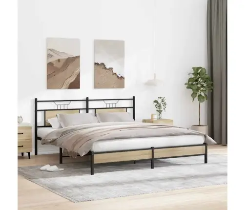 Peatsiga Voodiraam, Ilma Madratsita, Sonoma Tamm 160X200 Cm