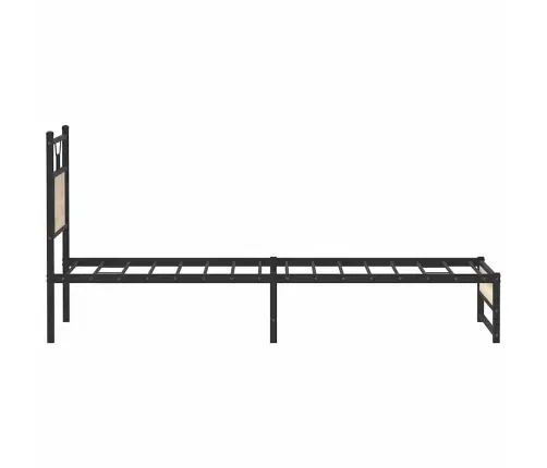 Lovos Rėmas Be Čiužinio, Sonoma, 75X190cm Apdirbta Mediena