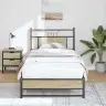 Lovos Rėmas Be Čiužinio, Sonoma, 90X200cm Apdirbta Mediena