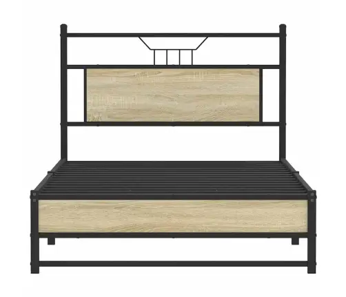 Peatsiga Voodiraam, Ilma Madratsita, Sonoma Tamm 100X190Cm