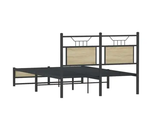 Lovos Rėmas Be Čiužinio, Sonoma, 120X200cm Apdirbta Mediena