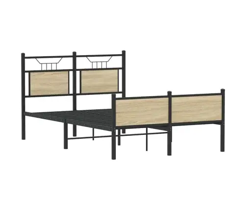 Gulta Bez Matrača, Ozolkoka, 120X190 Cm, Inženierijas Koks Vidaxl