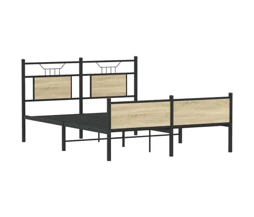 Peatsiga Voodiraam, Ilma Madratsita, Sonoma Tamm 140X190Cm