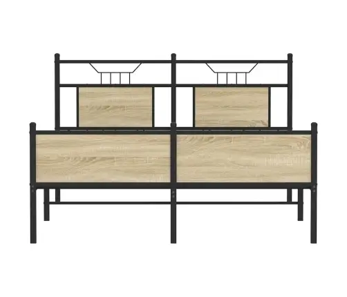 Peatsiga Voodiraam, Ilma Madratsita, Sonoma Tamm 140X190Cm