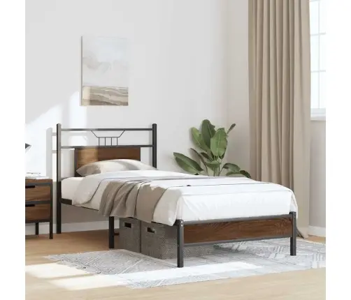 Lovos Rėmas Be Čiužinio, Dūminis, 75X190cm Apdirbta Mediena