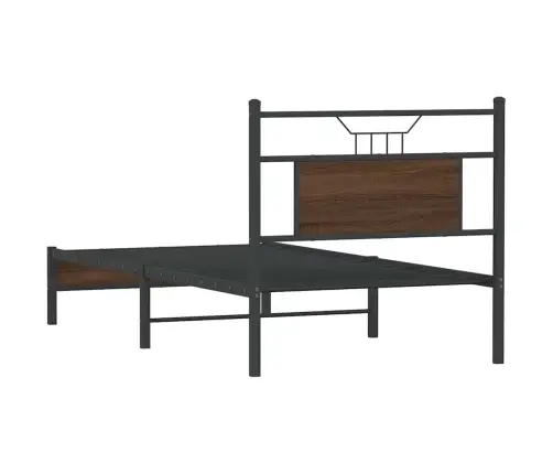 Lovos Rėmas Be Čiužinio, Dūminis, 75X190cm Apdirbta Mediena