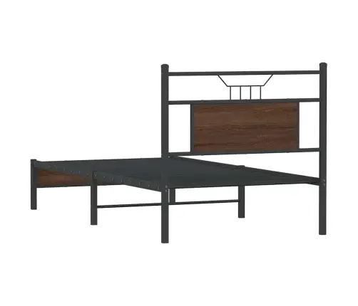 Gulta Bez Matrača, Brūna Ozola, 80X200 Cm, Inženierijas Koks Vidaxl