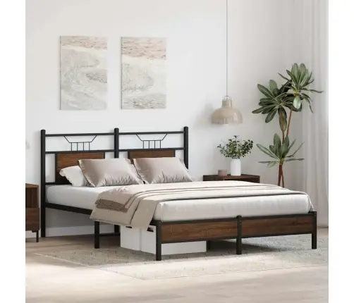 Lovos Rėmas Be Čiužinio, Dūminis, 140X200cm Apdirbta Mediena