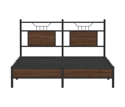 Lovos Rėmas Be Čiužinio, Dūminis, 140X200cm Apdirbta Mediena