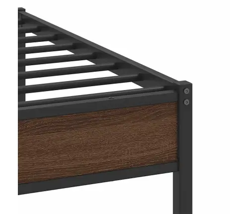 Lovos Rėmas Be Čiužinio Rudas Ąžuolas 107X203 Cm