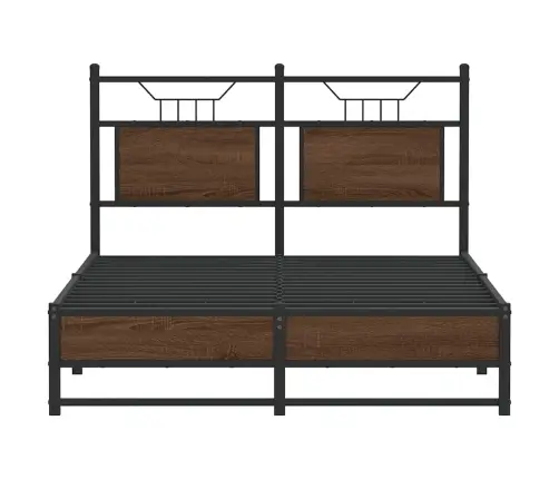 Gulta Bez Matrača, Brūna Ozola, 120X190 Cm, Inženierijas Koks Vidaxl