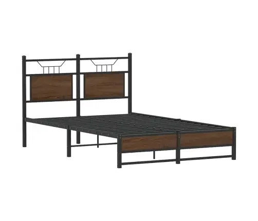 Gulta Bez Matrača, Brūna Ozola, 120X200 Cm, Inženierijas Koks Vidaxl