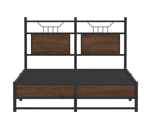 Gulta Bez Matrača, Brūna Ozola, 120X200 Cm, Inženierijas Koks Vidaxl