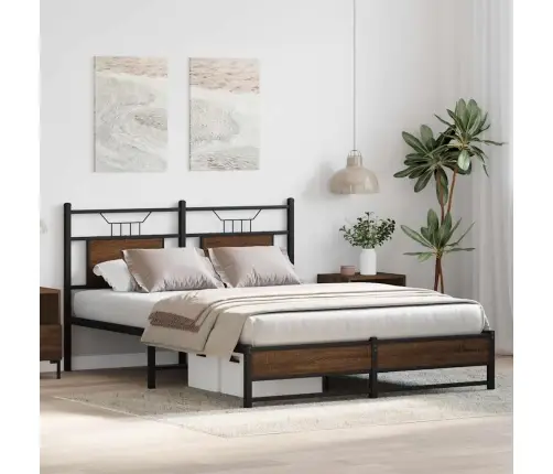 Lovos Rėmas Be Čiužinio, Dūminis, 140X200cm Apdirbta Mediena