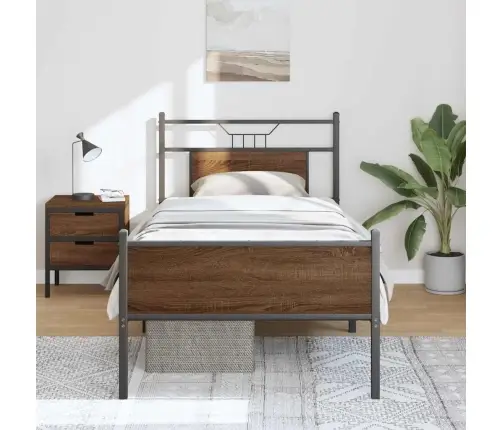 Lovos Rėmas Be Čiužinio, Dūminis, 80X200cm Apdirbta Mediena