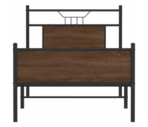 Lovos Rėmas Be Čiužinio, Dūminis, 80X200cm Apdirbta Mediena