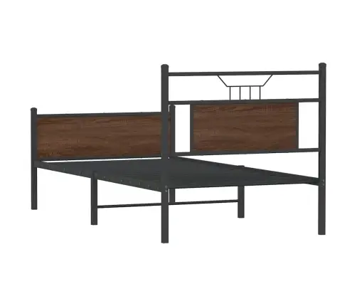 Lovos Rėmas Be Čiužinio, Dūminis, 80X200cm Apdirbta Mediena