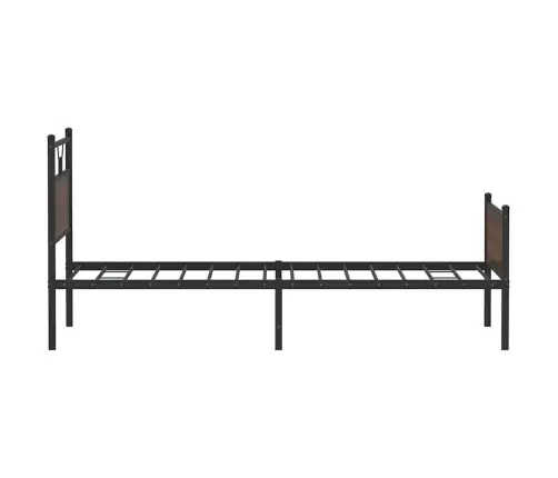 Gulta Bez Matrača, Brūna Ozola, 100X190 Cm, Inženierijas Koks Vidaxl