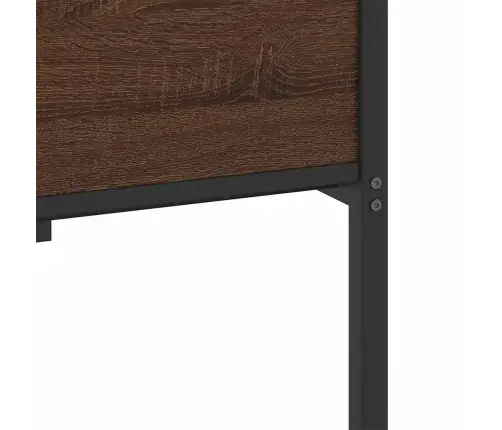 Gulta Bez Matrača, Brūna Ozola, 100X190 Cm, Inženierijas Koks Vidaxl