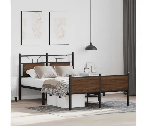 Lovos Rėmas Be Čiužinio, Dūminis, 120X190cm Apdirbta Mediena