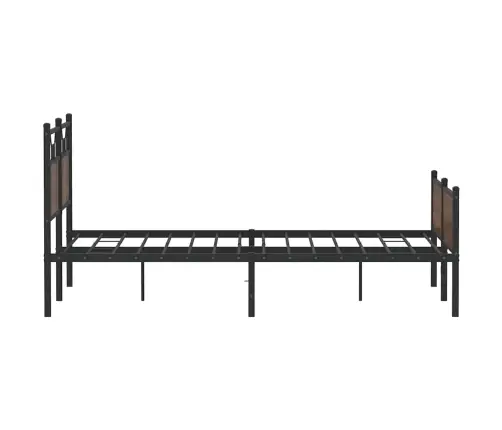 Voodiraam Ilma Madratsita Pruun Tamm 140X190 Cm Tehispuit