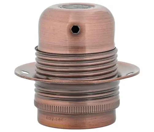 Lempų Laikikliai 2 Vnt Red Bronze E27