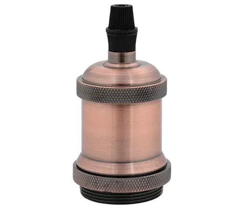 Lampu Turētāji 2 Gab Red Bronze E27 Vidaxl