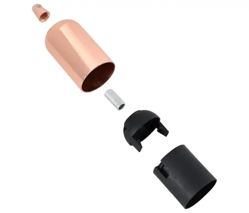 Lampu Turētāji 2 Gab Rose Gold E27 Vidaxl