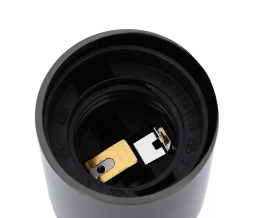 Lampu Turētāji 2 Gab Glossy Black E27 Vidaxl